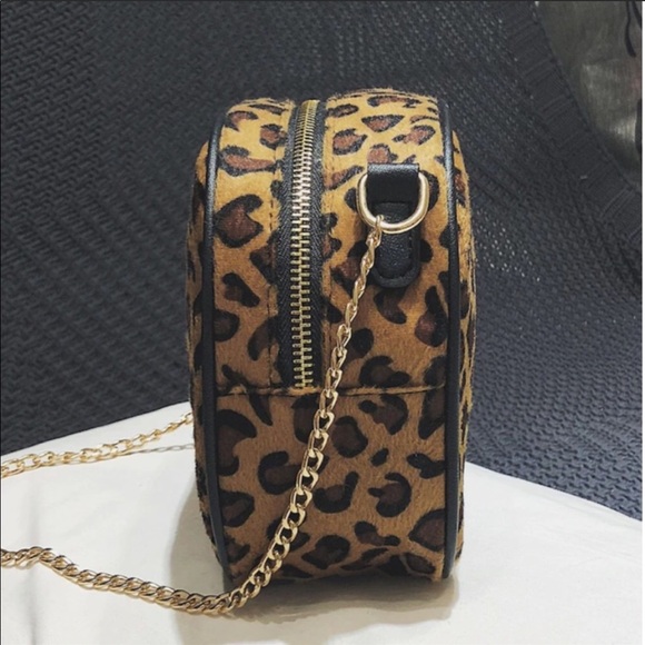 Leopard Print Crossbody Bag, NWOT - Picture 3 of 5